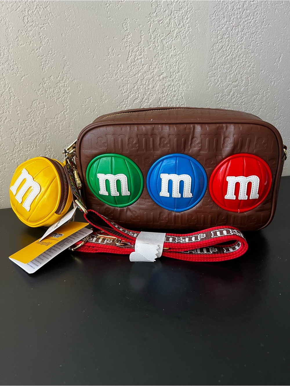 Loungefly x M&M’S Candies Scented Crossbody Bag with Coin Bag - NWT